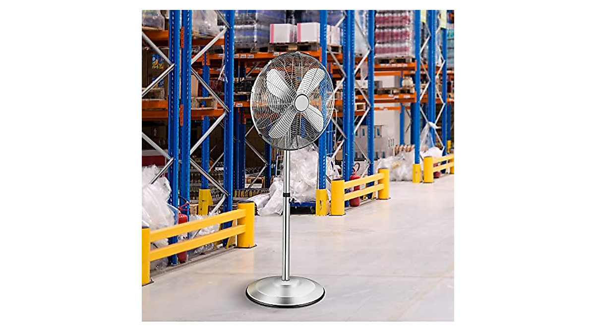 16 Inch Adjustable Stand Fan - Low Noise & High Velocity