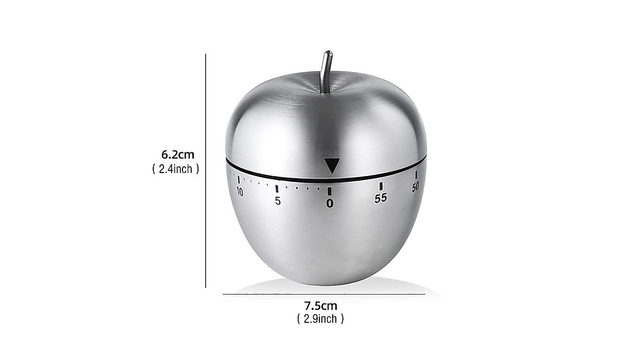 UD Apple Kitchen Timer - Mechanical Countdown Timer