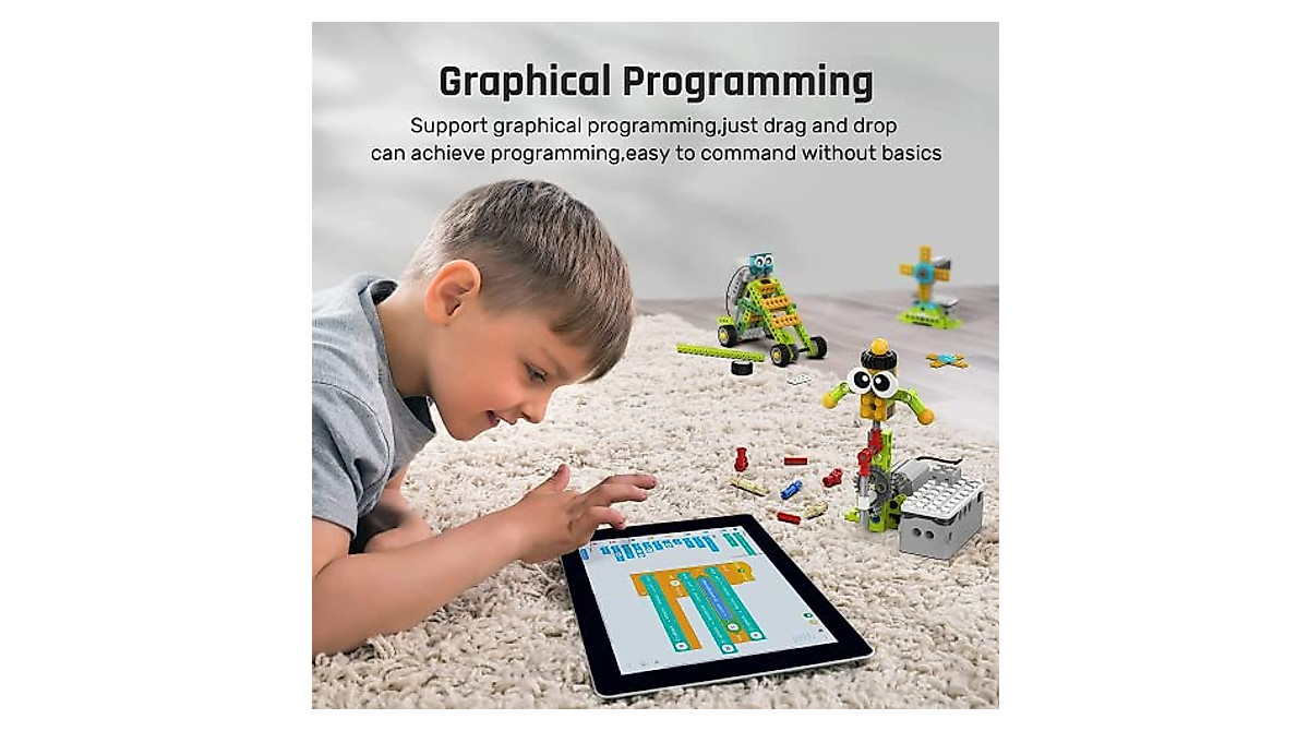 Makerzoid Robot Master 100-in-1 STEM Coding Robot for Kids 6+