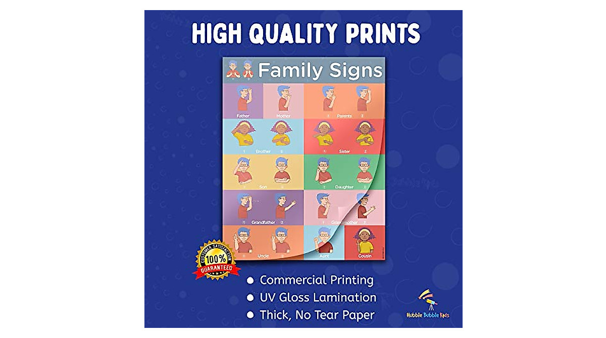 Engaging ASL Posters for Classroom - 3 Pack