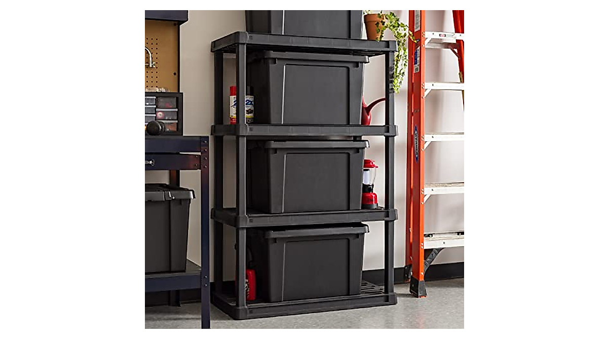 IRIS 19 Gallon Heavy-Duty Stackable Storage Totes for Organization