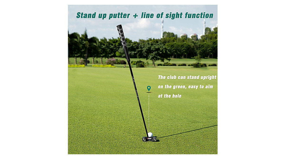 PGM Weighted Golf Mallet Putter for Precision Putting