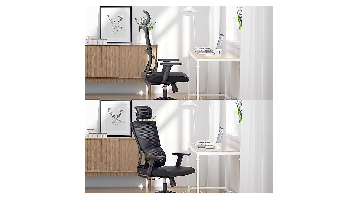 Ergonomic Office Chair: Lumbar Support, Adjustable Comfort
