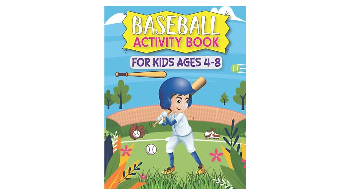 Baseball Activity Book for Kids 4-8 | Fun Sports Puzzle & Coloring