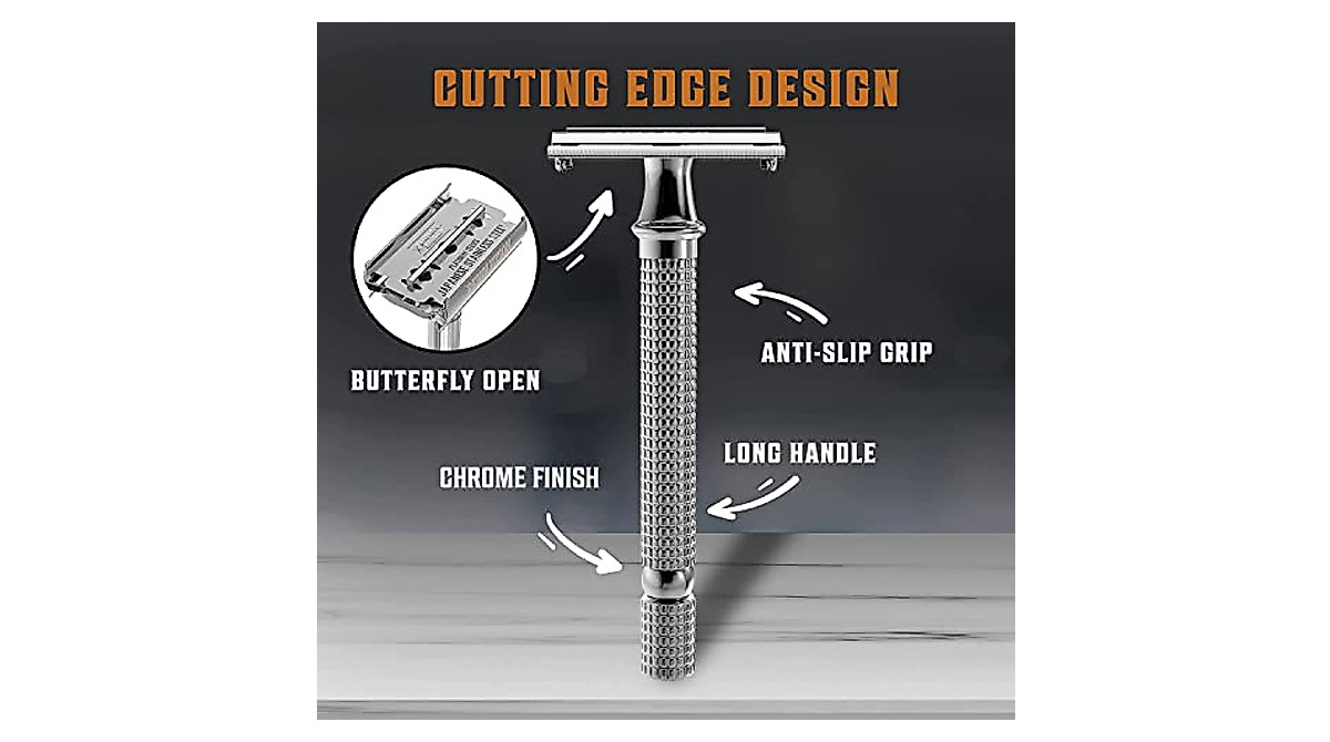 Viking Revolution Double Edge Safety Razor - Smooth Shave
