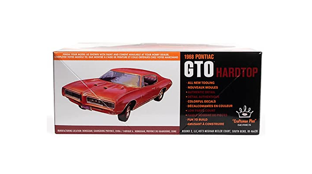 Build the 1968 Pontiac GTO Scale Model Kit Today