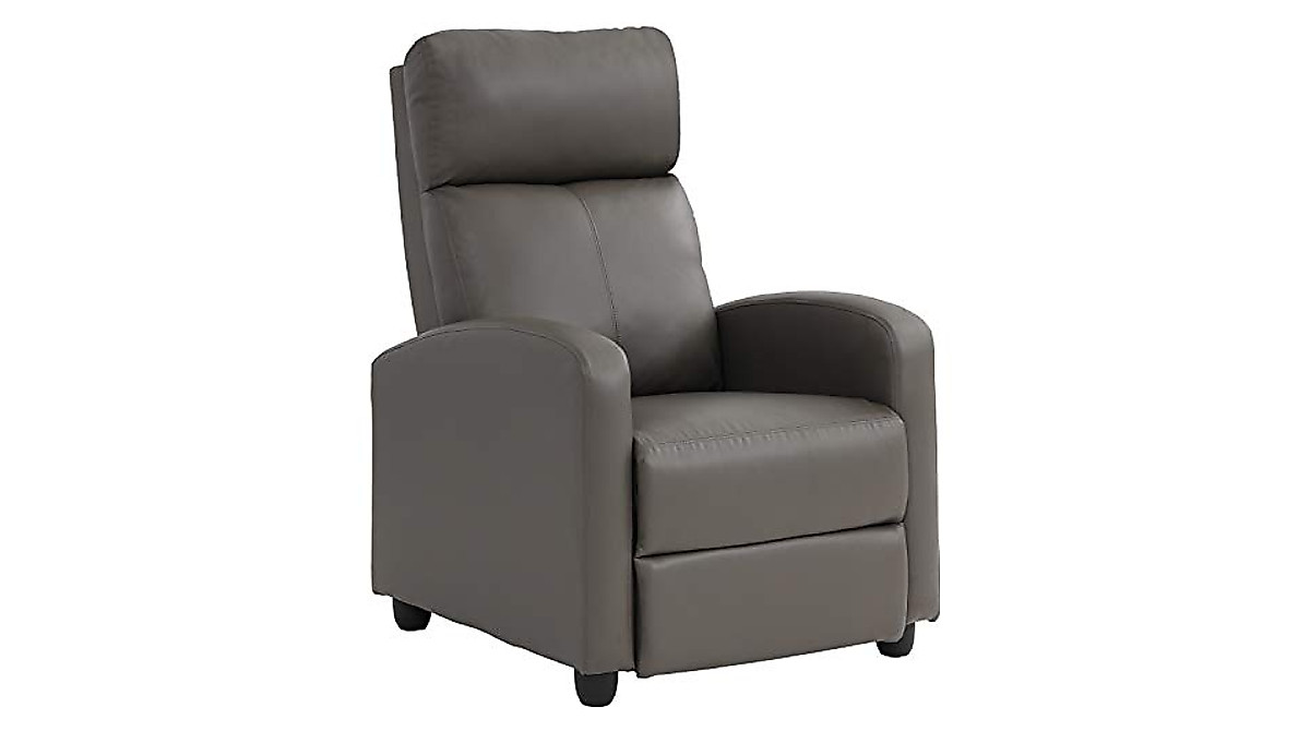 FDW Recliner Chair for Living Room Relaxation – Modern PU Leather Design