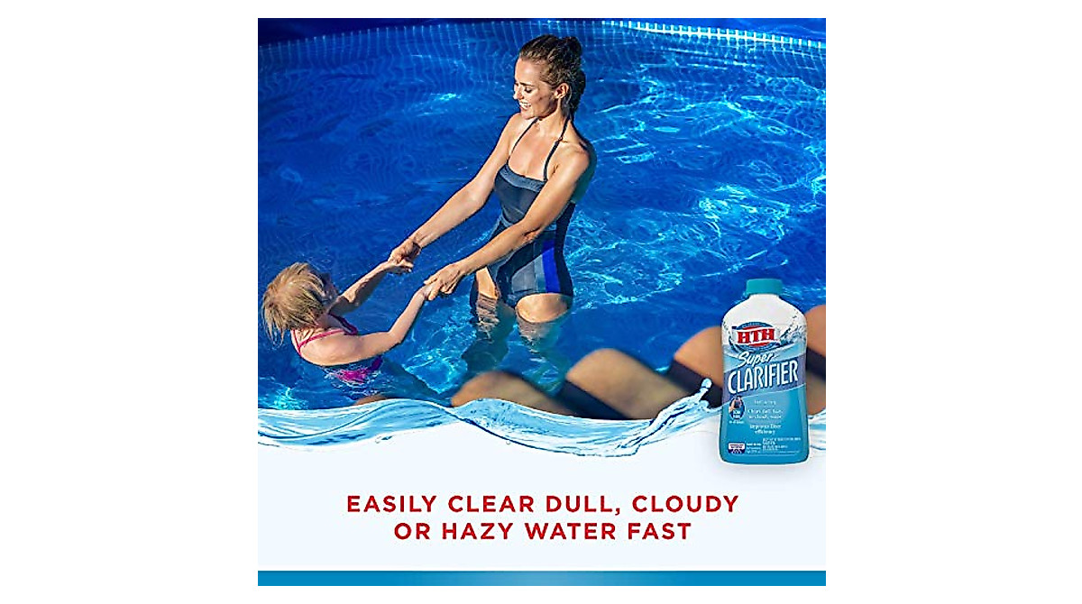 HTH Super Clarifier Pool Cleaner for Crystal Clear Water
