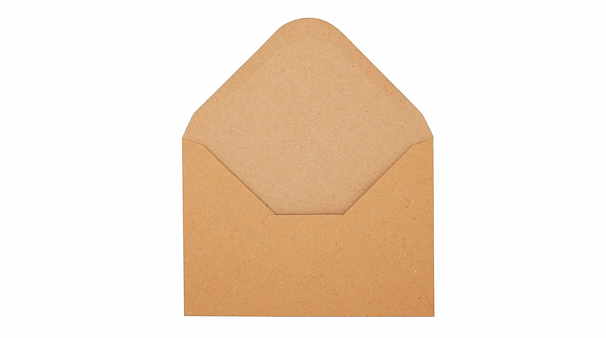 4x6 Kraft Paper Envelopes for Invitations and Cards - Pack of 50