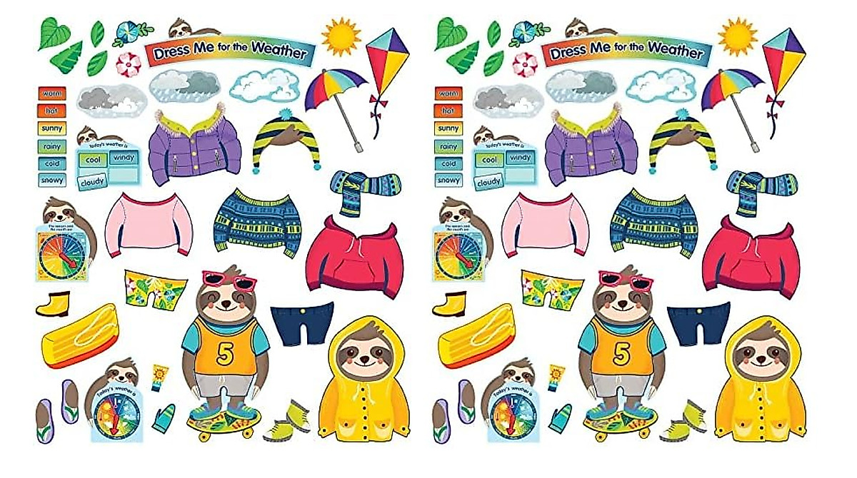 Carson Dellosa Weather Bulletin Board Set for Classroom & Homeschool