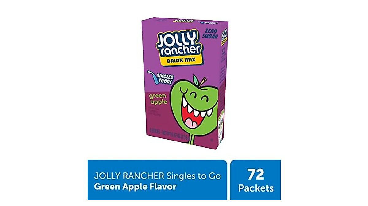 Jolly Rancher Green Apple Singles To Go Drink Mix - 36 Servings