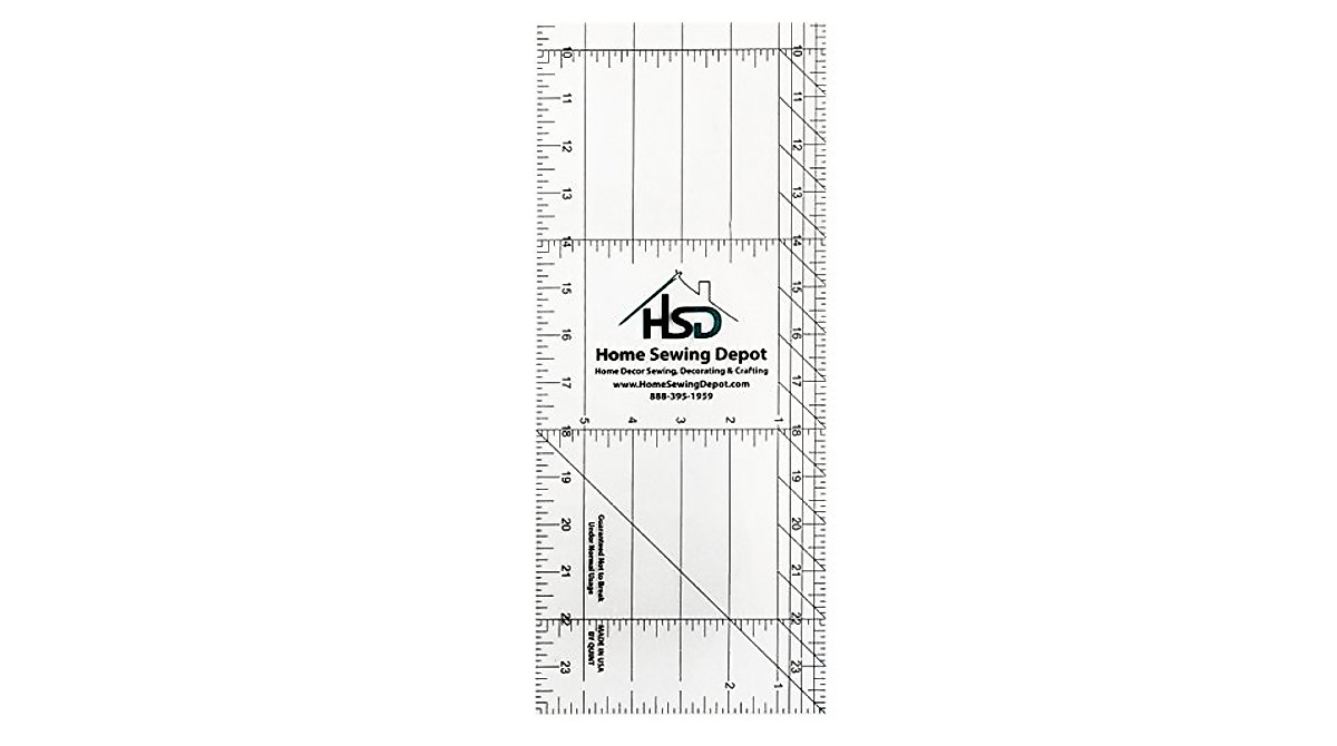 Home Sewing Depot 24-Inch Folding Square Ruler for Precise Sewing
