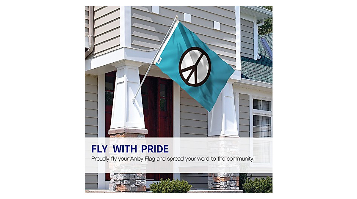 Buy ANLEY 3x5 Foot Peace Symbol Flag - Fade Proof & Durable