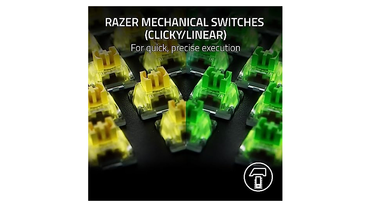 Razer BlackWidow V4 X: Silent Mechanical Gaming Keyboard