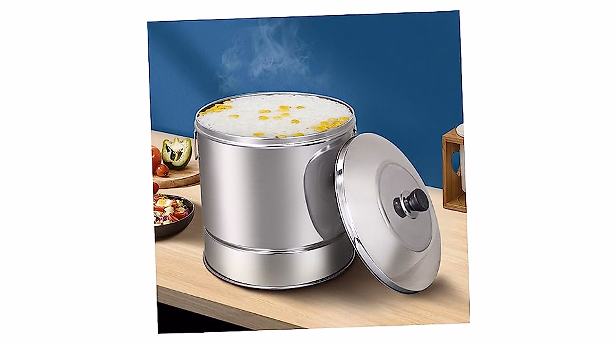 HAKIDZEL Stainless Steel Rice Steamer - Serve Sushi & Rice