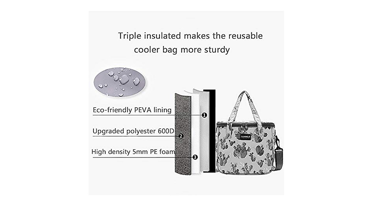 Aschar Insulated Lunch Bag - Stylish & Durable