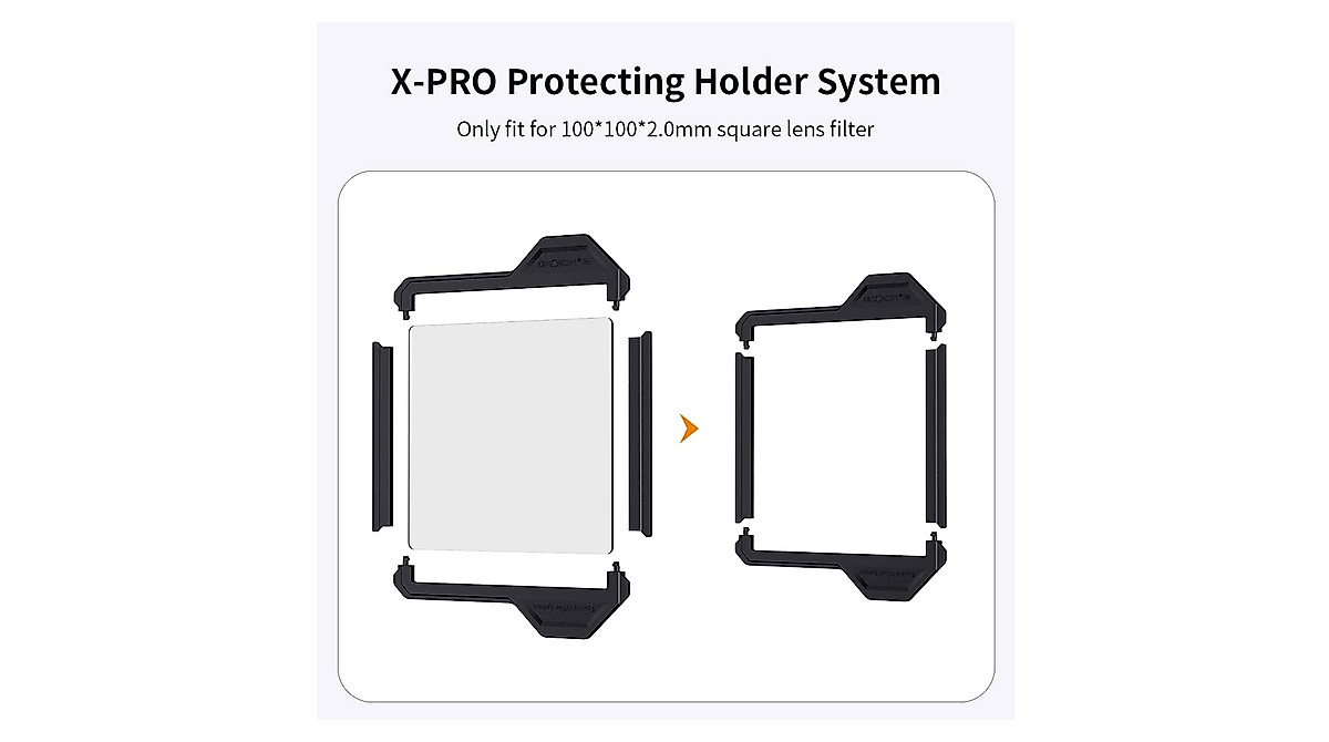 K&F Concept Nano-X Pro 100x100mm Filter Protect Frame | Camera Accessory