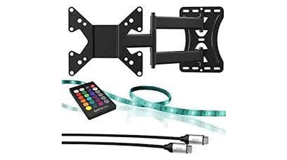Hampton Bay Aura LED TV Mount & RGB Backlight Bundle for 26-55
