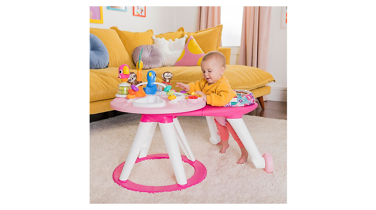 Bright Starts 2-in-1 Activity Center & Table - Tropic Coral