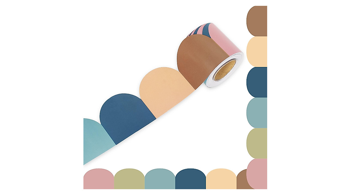 Vibrant Multi-Color Bulletin Board Borders for Classrooms
