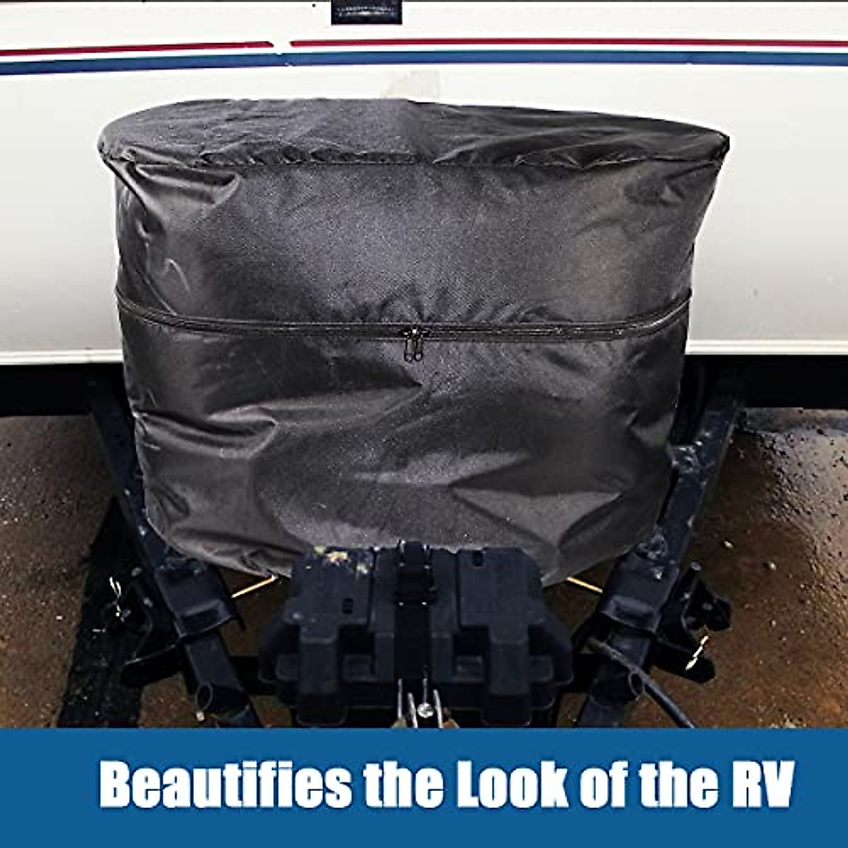 Durable RV Propane Tank Cover for Double 20lb Tanks