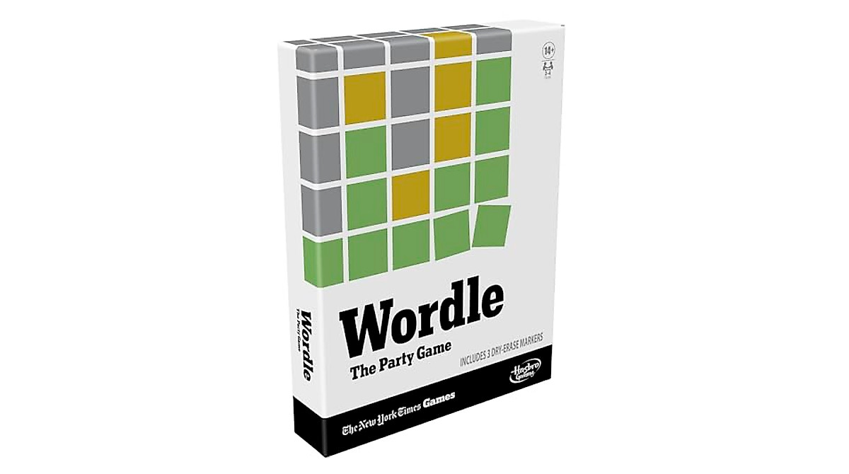 Hasbro Wordle The Party Game - Fun Word Puzzle for 2-4 Players