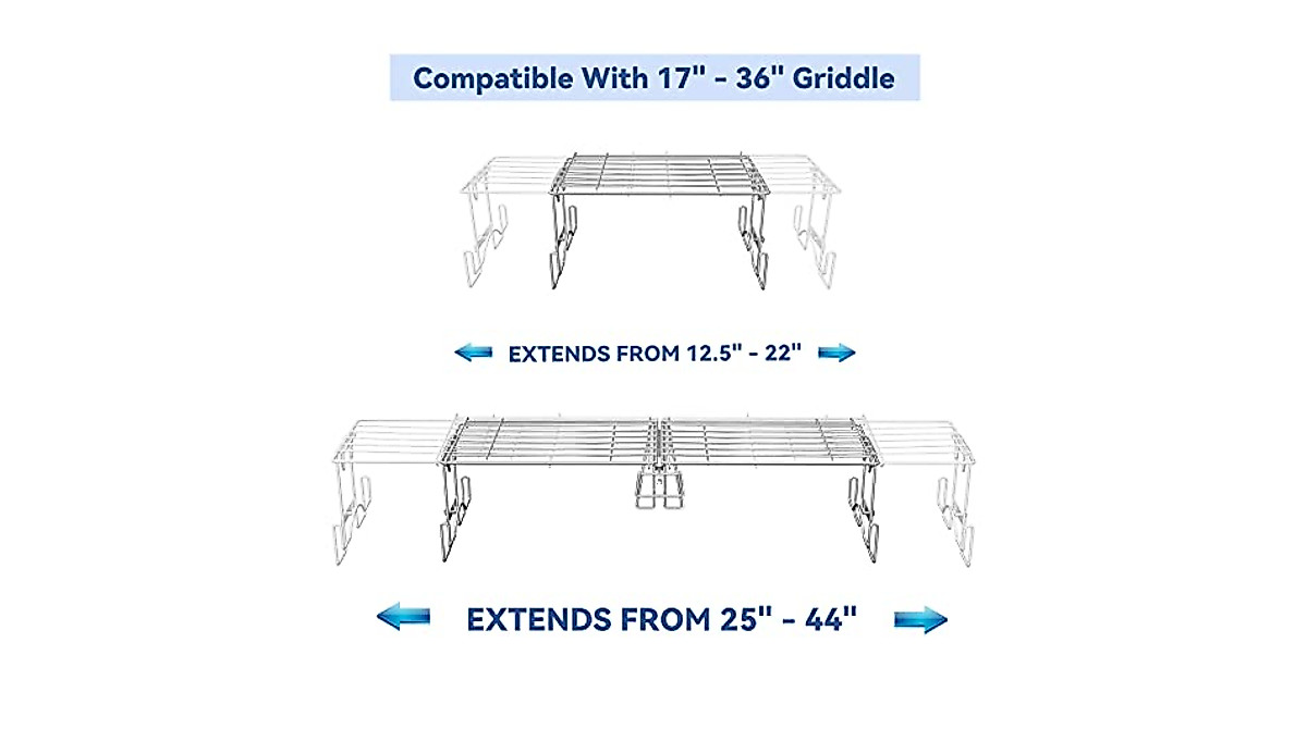 Skyflame Adjustable Warming Rack for 17-36