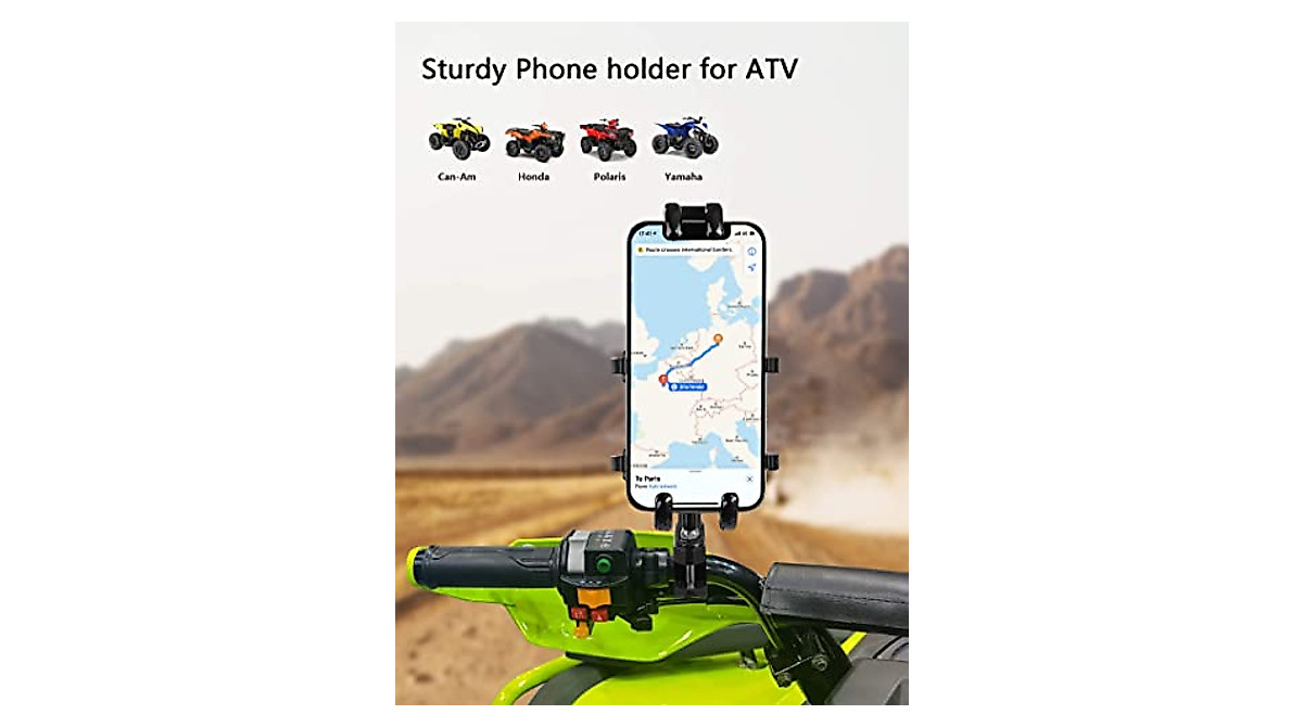 ZIDIYORUO ATV Phone Holder for Secure Mounting