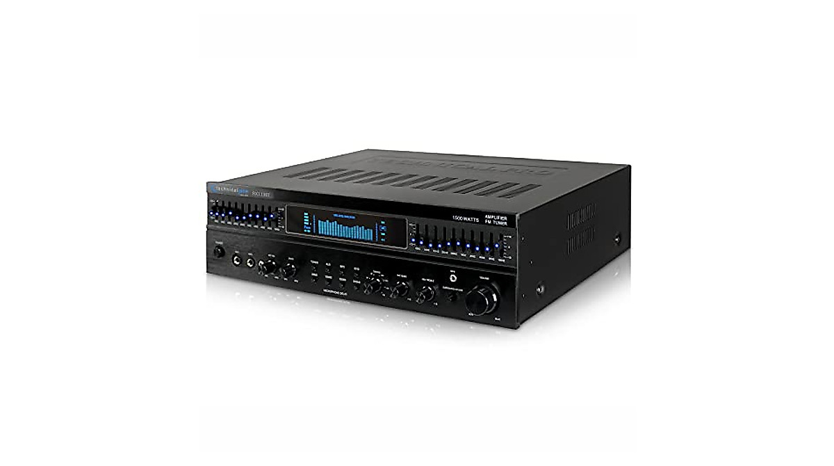 Technical Pro 1500W Bluetooth Receiver for Home Theater & Karaoke