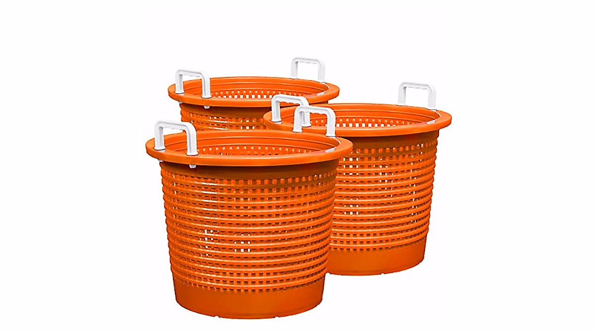 Super Heavy Duty Fish Baskets - 3-Pack, Made in USA