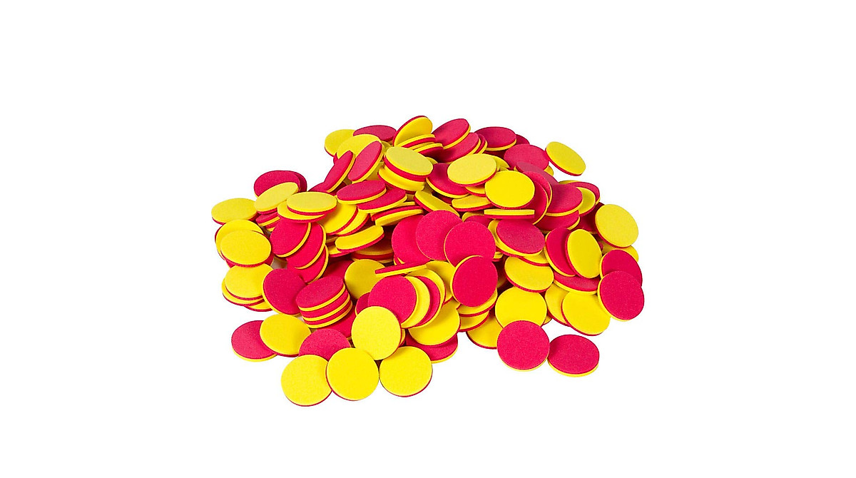 hand2mind Two-Color Foam Math Counters for Kids & Classroom