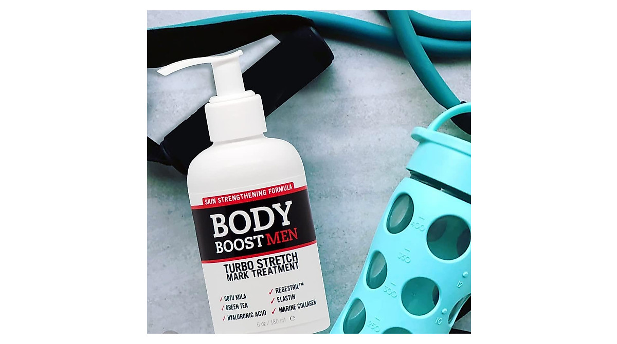 Body Boost Men: Prevent & Treat Bodybuilding Stretch Marks