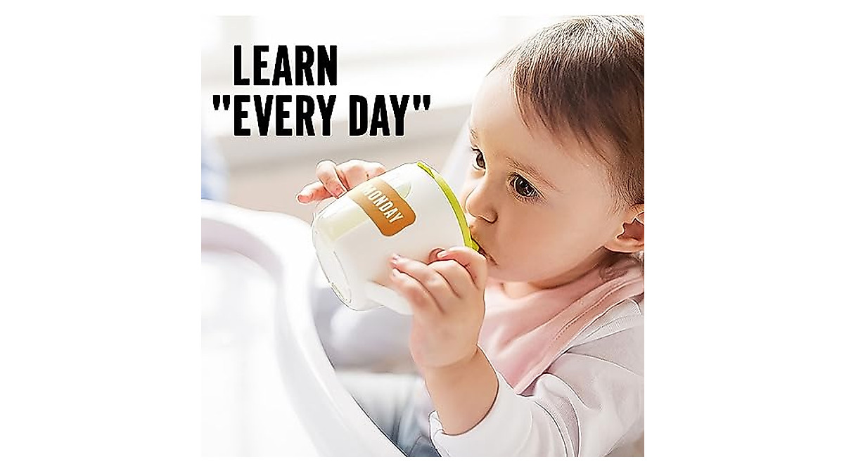 Sip'n Learn Toddler Labels - Days & Colors Learning