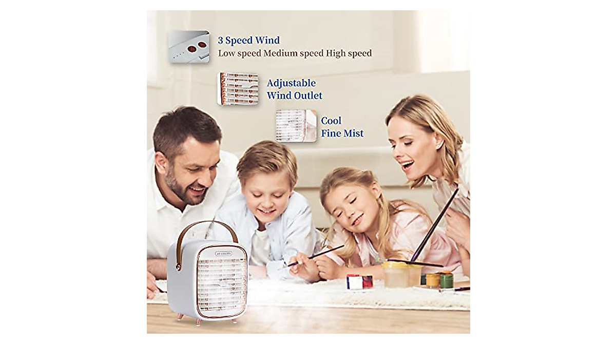 Portable Rechargeable Air Conditioner for Summer Comfort