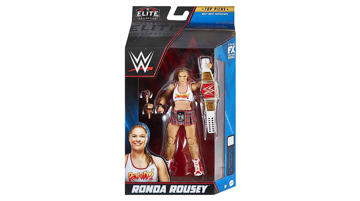 WWE Ronda Rousey Elite Action Figure - TrueFX, Articulated