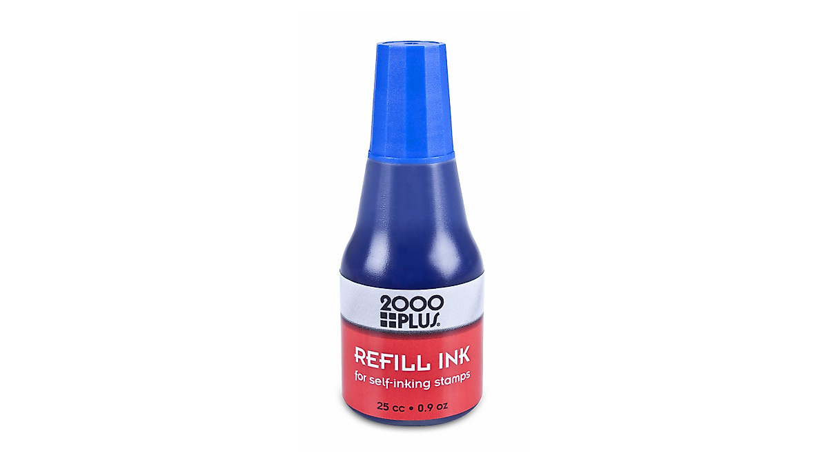 Cosco Self-Inking Stamp Ink Refill - Blue 0.9 oz