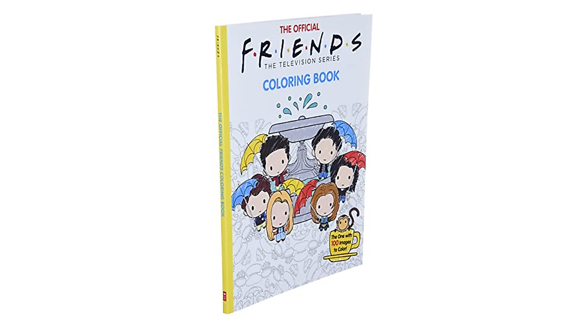 Official Friends Coloring Book - 100 Fun Images to Color