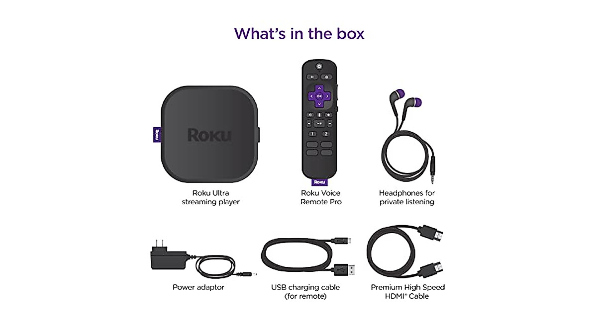Roku Ultra 2022 4K HDR Streaming Device & Remote | Powerful & Easy to Use