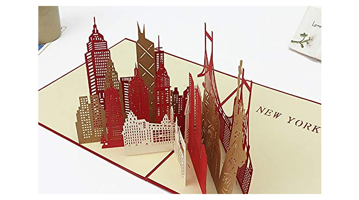 New York 3D Pop Up Card | Unique PopUp Gift for All Occasions