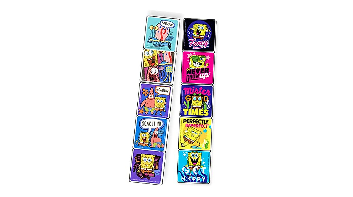 Spongebob Squarepants Stickers Activity Set - Fun Bundle