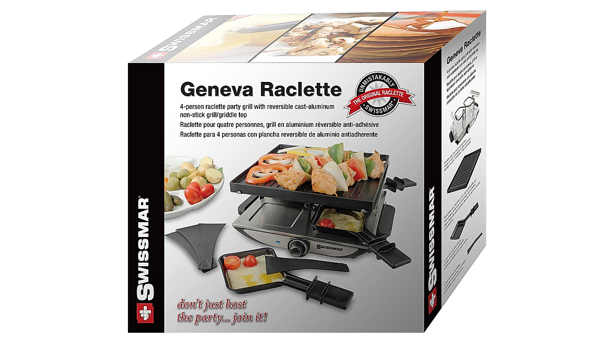 Swissmar Geneva Raclette for 4 - Fun Entertaining Experience