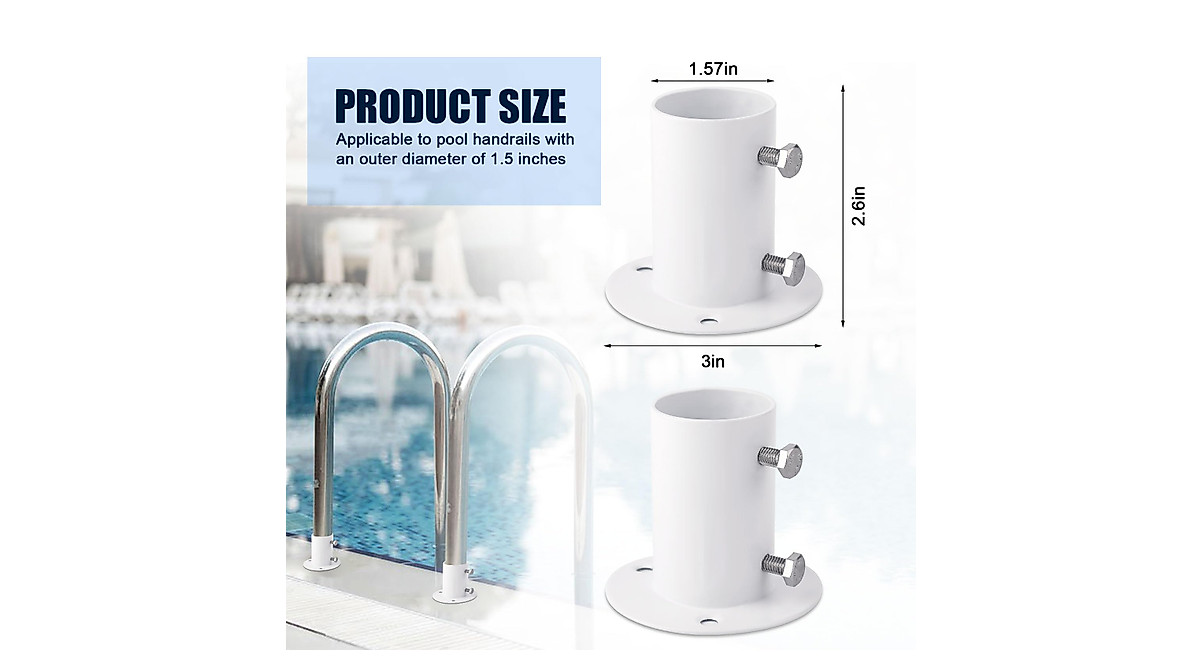 Stainless Steel Pool Flanges for Above Ground Ladders | SAVITA