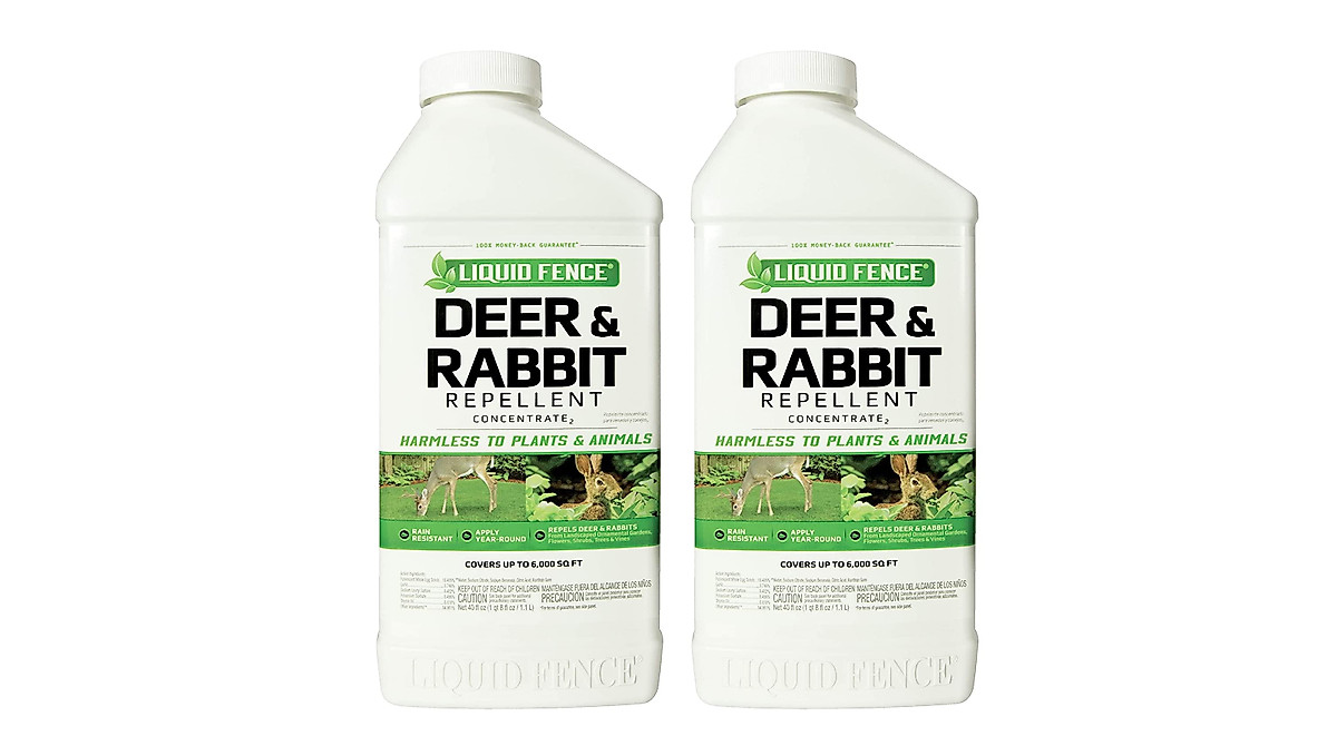 Deer and Rabbit Repellent | Long-Lasting, Rain-Resistant Garden Protection