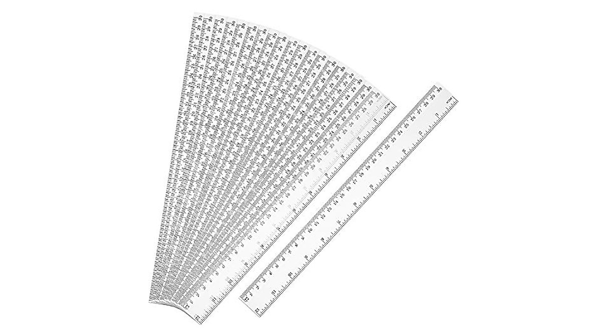 EBOOT 20 Pack Flexible Rulers - 12 Inch Measuring Tool