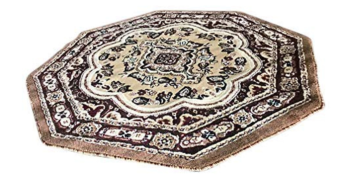 Traditional Persian Octagon Rug - Elegant Design