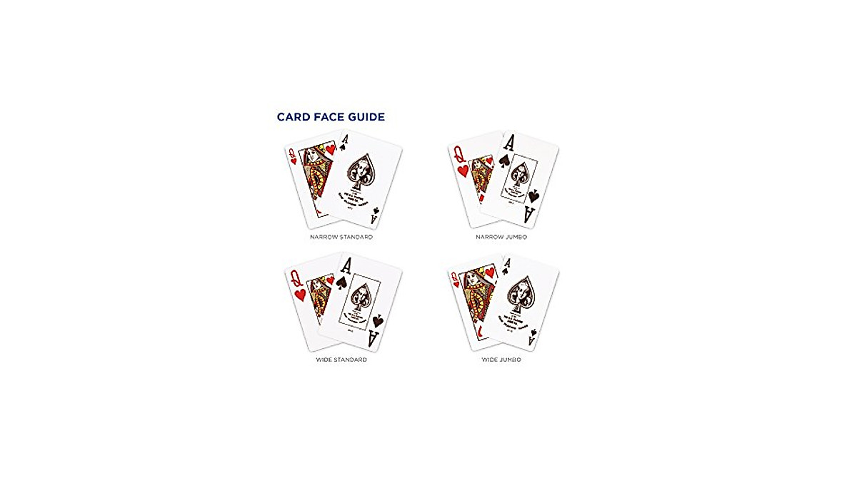 Kem Playing Cards Arrow Red & Blue - Durable Plastic Bridge Decks
