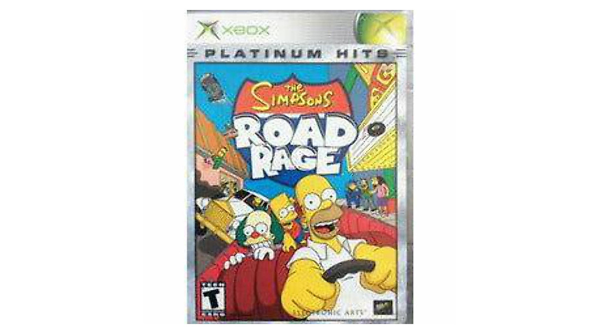 Simpsons Road Rage Xbox Game - Exciting Springfield Racing Action