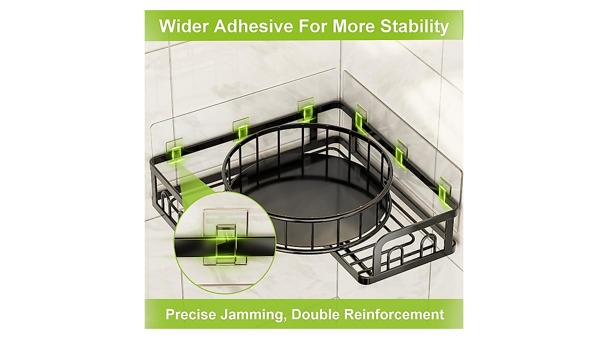 Lincordor Rotating Shower Caddy: Rustproof & Space-Saving