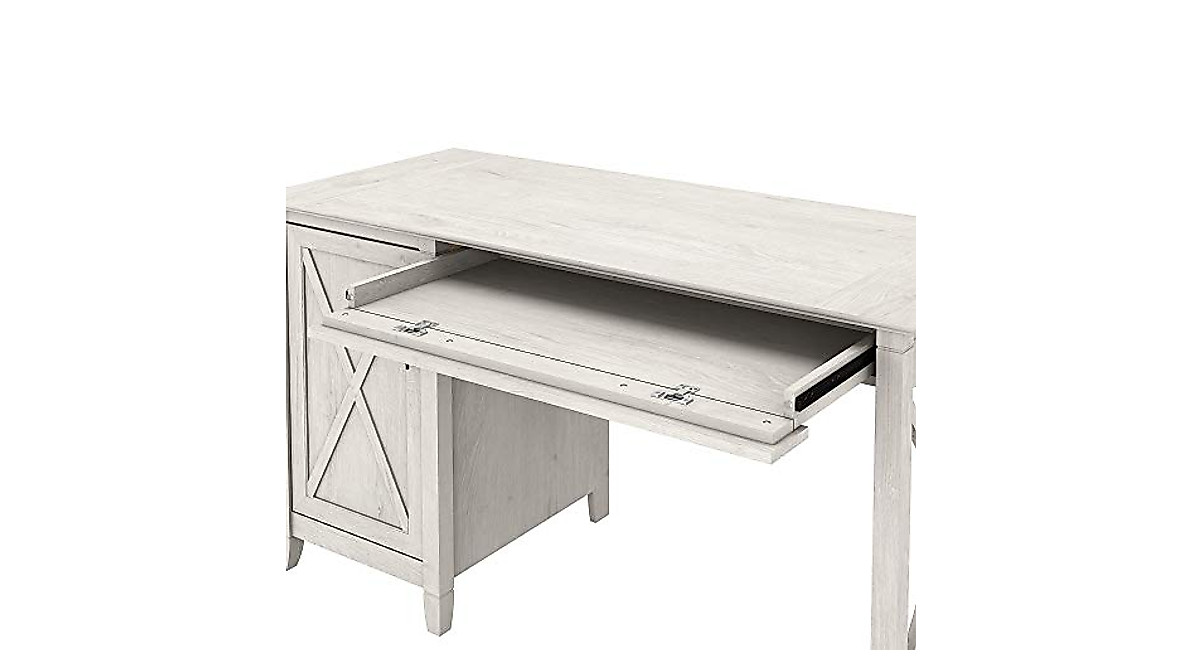 Bush Furniture Key West 54W Desk & File Cabinet