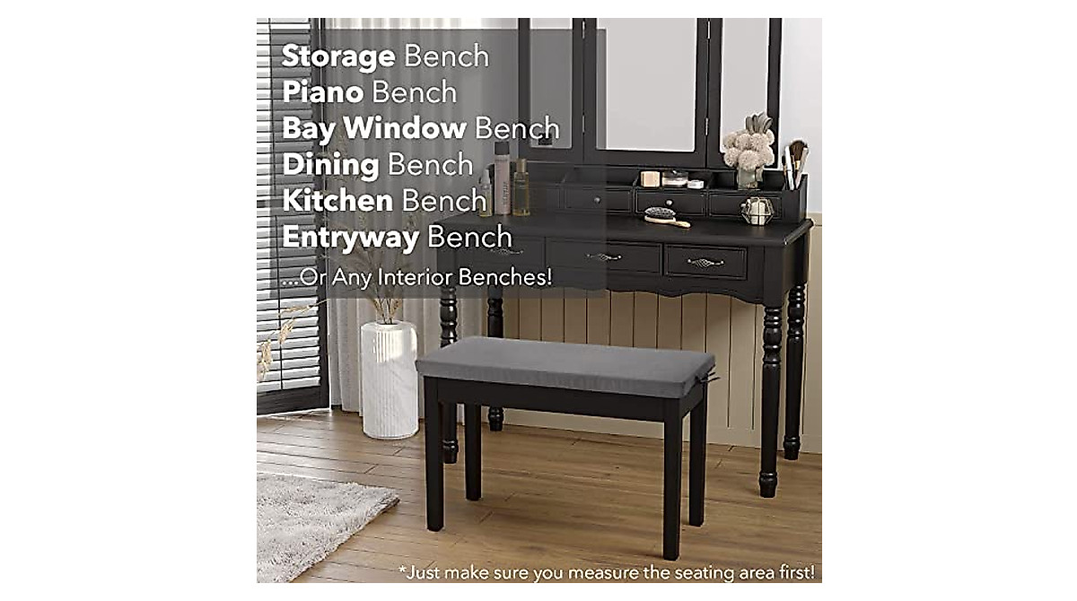 STERLING Indoor Bench Cushion 34x12.5 | Comfort & Style